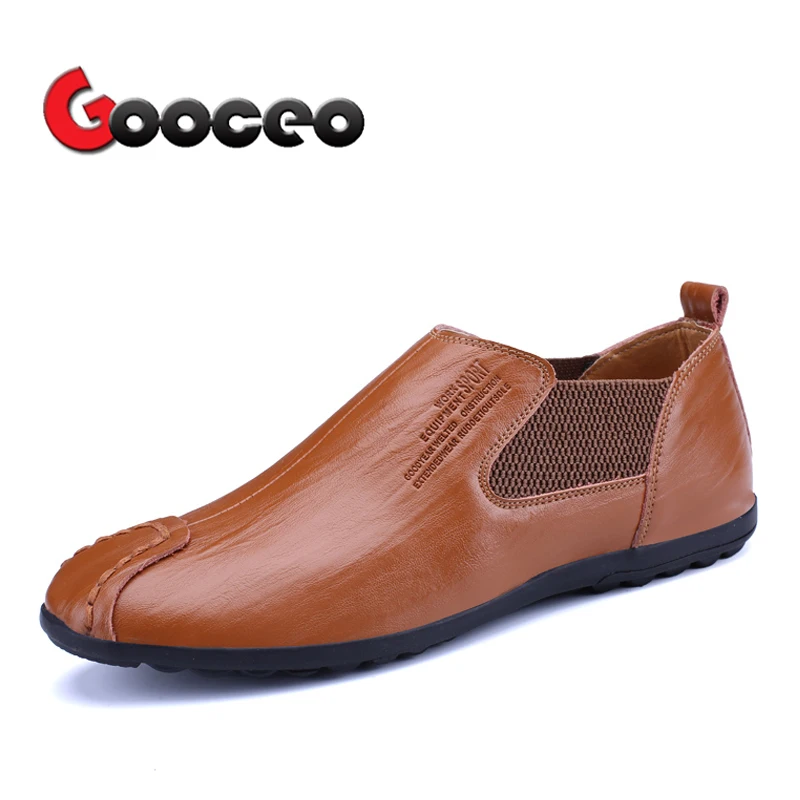 

Men's Loafers Driving Chelsea Shoes Doug Moccasins Spring Leather Slip-On Comfortable Casual Handmade Zapatos Flats Formal Light