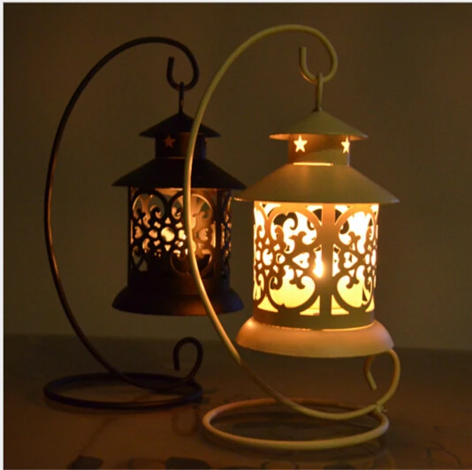 

48 pcs New Arrive Iron Moroccan Style Candlestick Candleholder Candle Tea Light Holder Decor
