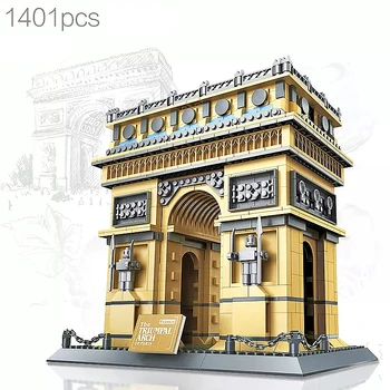 

Architecture Series The Triumphal Arch Kits Model Set Compatible With Block Toys For Children Building Blocks Bricks