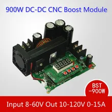 Bst-900w DC-DC чпу повышающий преобразователь 8 — 60 В шаг — до 10 — 120 В солнечная зарядка CVCC модуль