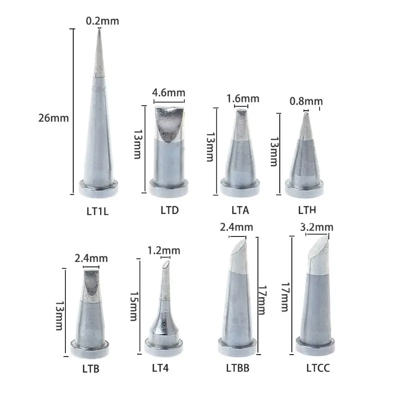 

LT Series Soldering Iron Tip Lead Free Heating Element For Weller WP80 WSP80