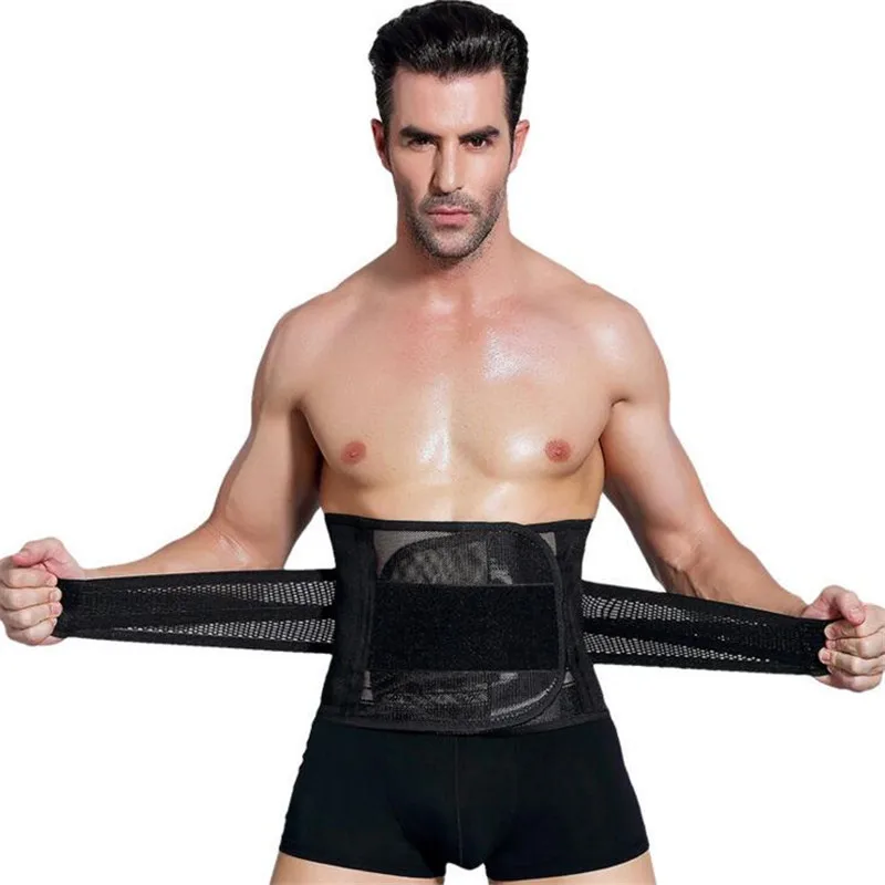 

Hot Mens Shaper Slimming Belt Male Bodysuit Modeling Belt Shapewear For Men Control Girdle Neoprene Corset Trainer Underbust