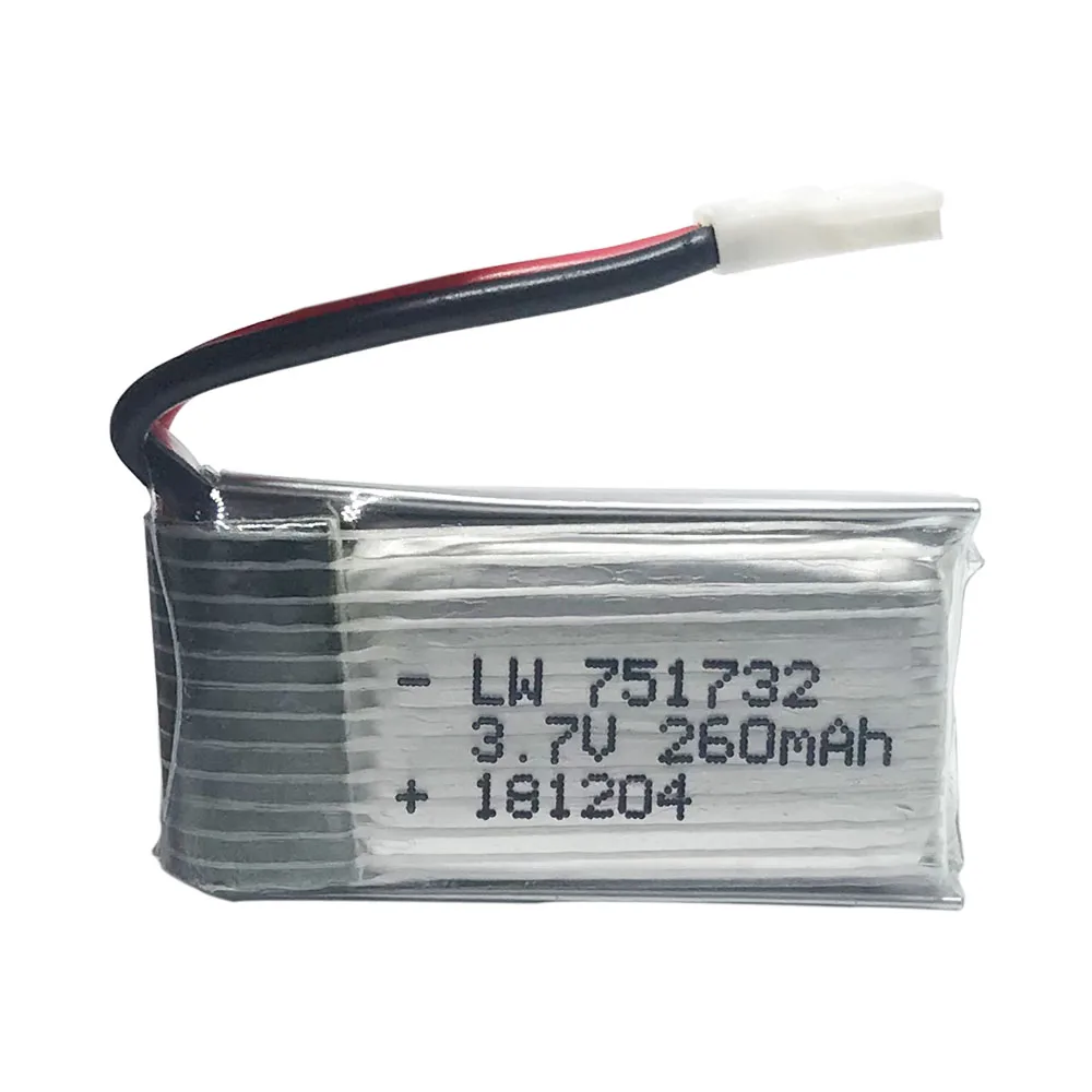10 шт. 3 7 в 260 мАч Li po батарея для H8 Mini Eachine H48 3D RC Quadcopter аксессуары Дрон игрушка