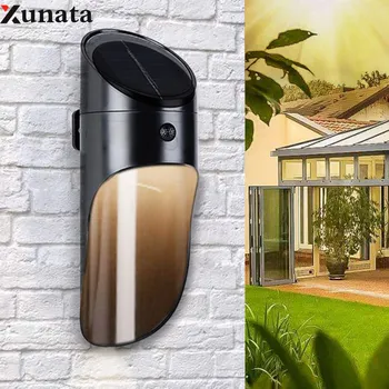 

1PC LED Solar Light Microwave Sensor Wall Lamp Outdoor Waterproof IP65 For Pathway Garden Fence Wall Light Outdoor Lighting