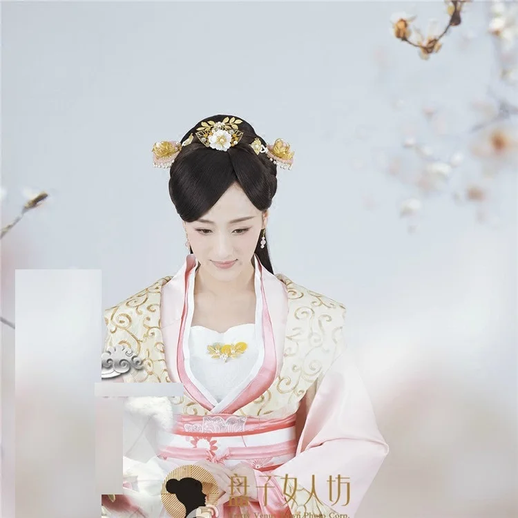 Qing Wei Yang Великолепный розовый костюм императрицы для ТВ Игры принцесса вейянг костюм тематическая фотография Hanfu