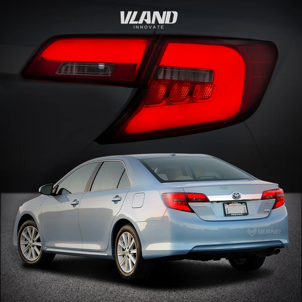 Автомобильный стильный задний светильник Vland для Camry 2012-, светодиодный задний светильник, автомобильный светильник в сборе, задний фонарь