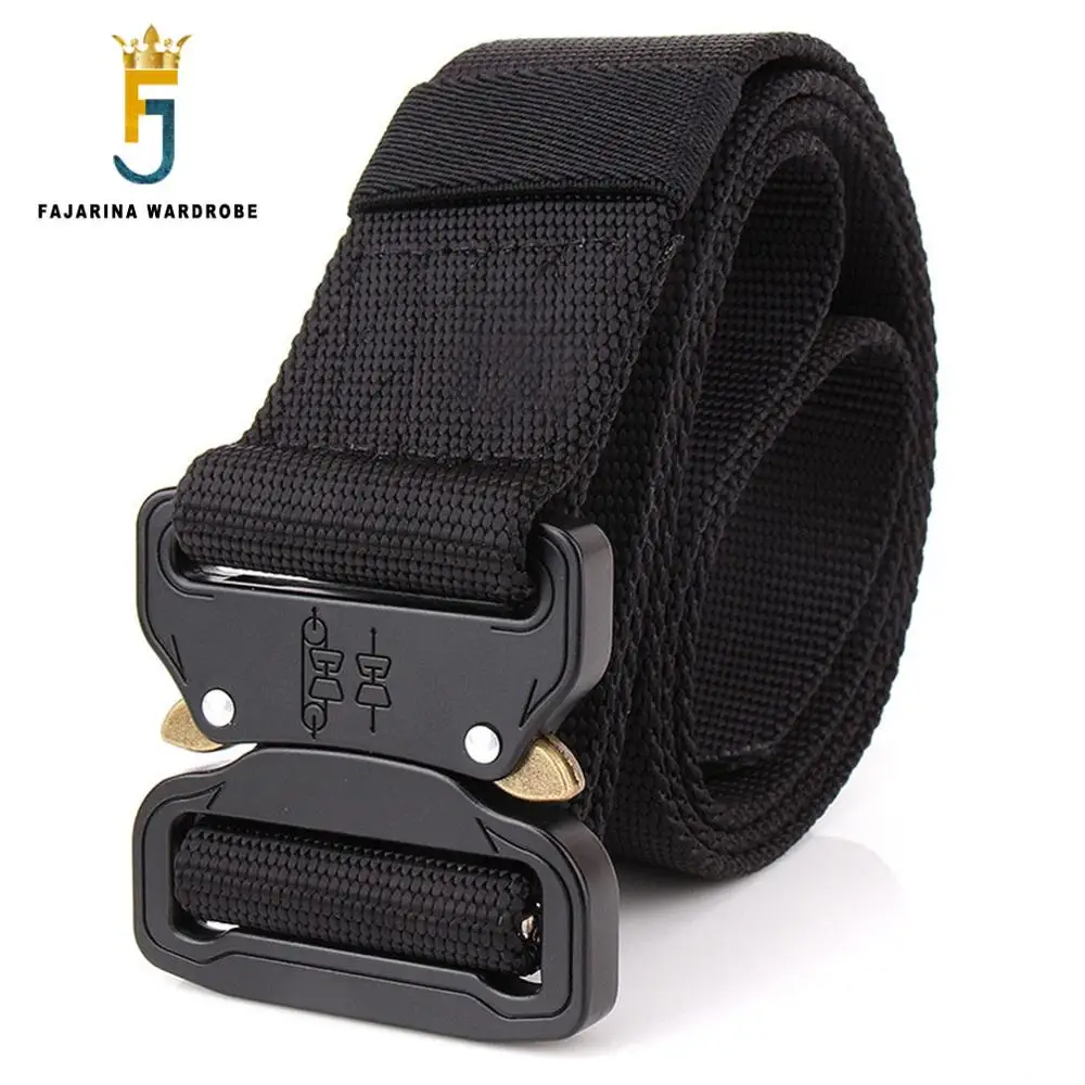 

FAJARINA Outdoor Combat Training Military Fans Nylon Armed Belts Men Tactical Multi-function Drop Down Belt 4.5cm Width CBFJ0052