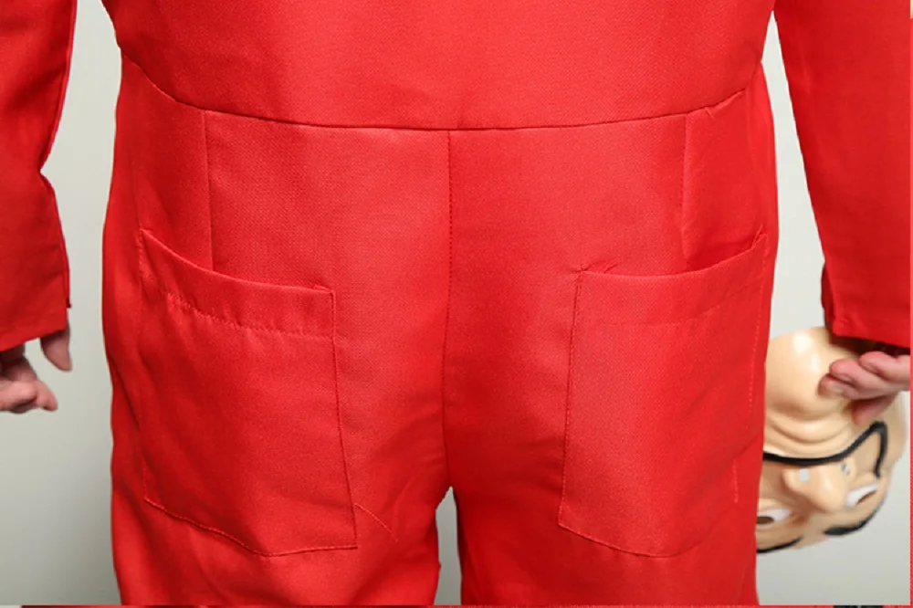 Salvador Dali Movie Costume Money Heist The House of Paper La Casa De Papel Cosplay Halloween Party Costumes with Face Mask (6)