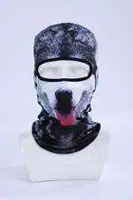 Hot Sale 2016 COOL ! 3D Dog Animal Ski Hood Hat Balaclava Full Face Mask Outdoor Sports Bicycle Cycling Masks BBB06