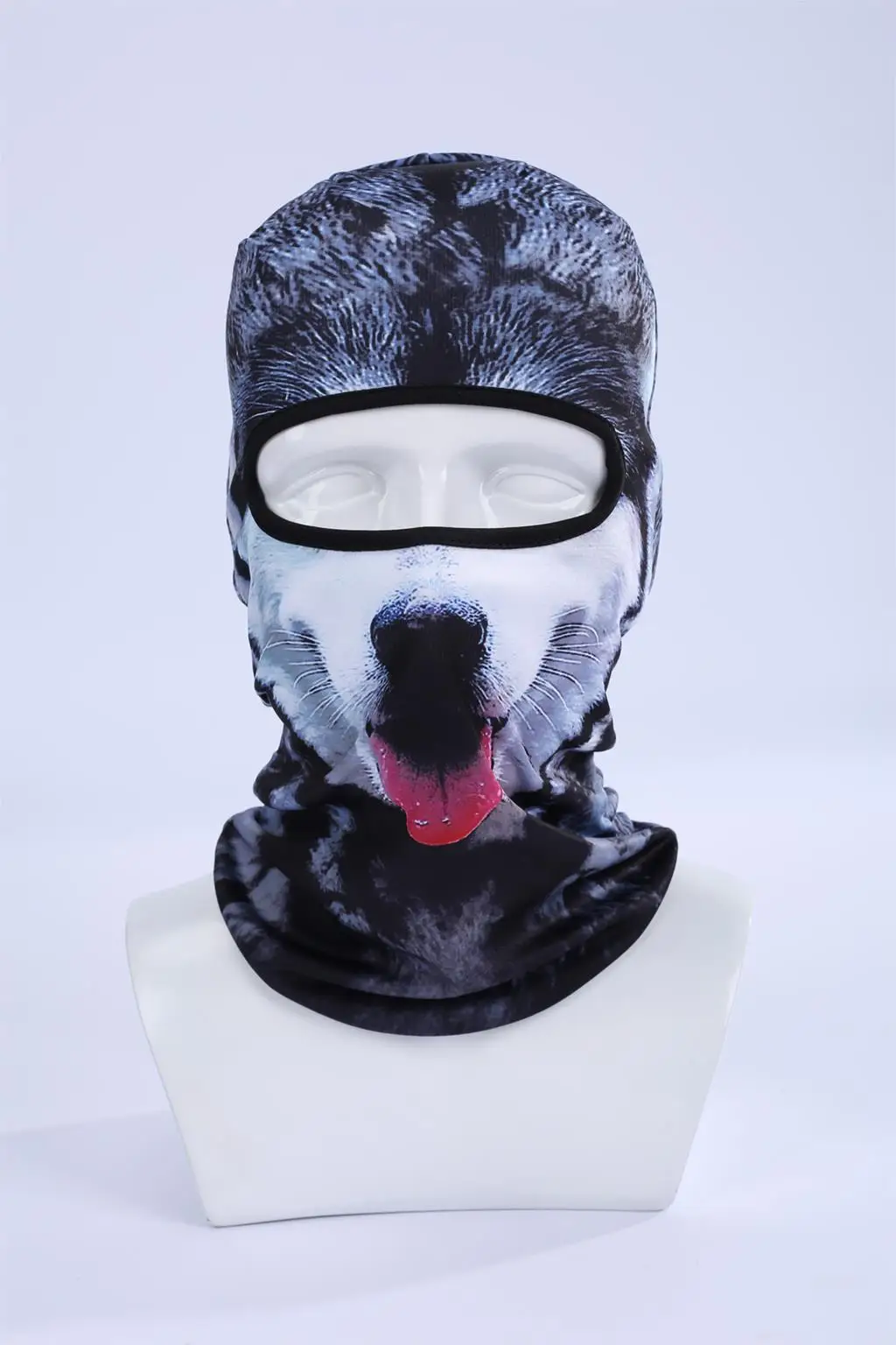 Hot Sale 2016 Cool ! 3d Dog Animal Ski Hood Hat Balaclava Full Face
