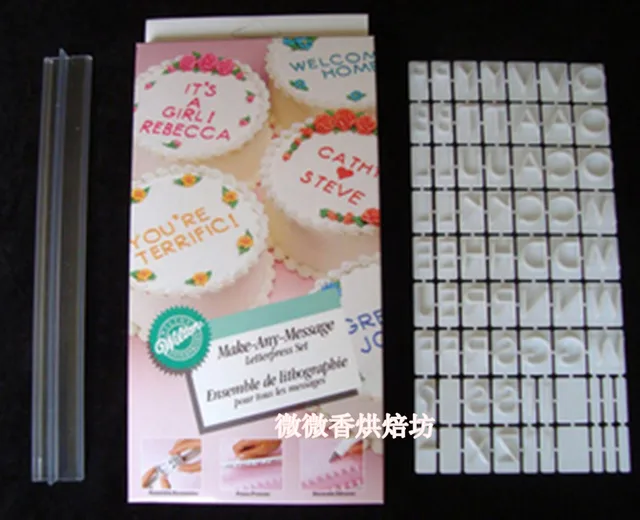 baking tools wilton letter stamp sugar cake cookie cutter biscuits