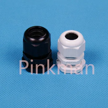 

50pcs Metric System White M20 Nylon Cable Glands