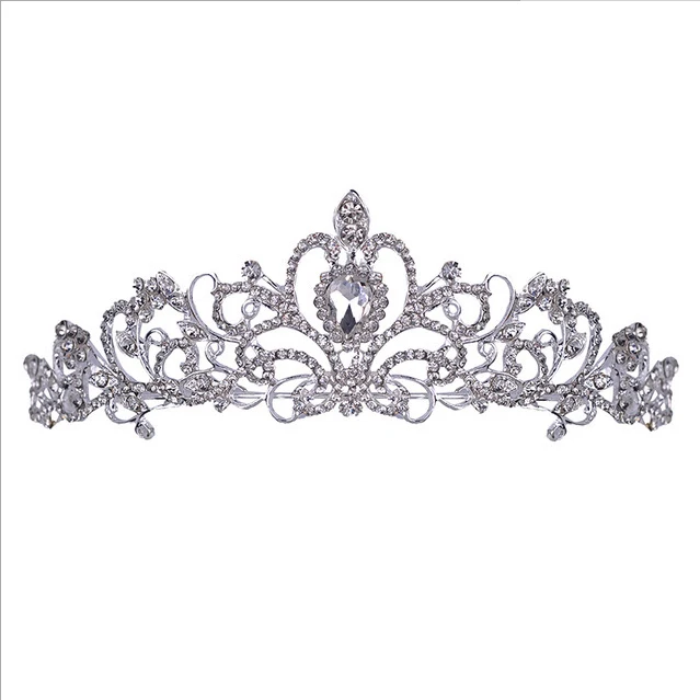 Luxuoso Cristal Grande Coroa Tiara De Cabelo De Noiva Casamento Jóias Acessórios Para o Cabelo Frete Grátis (3)