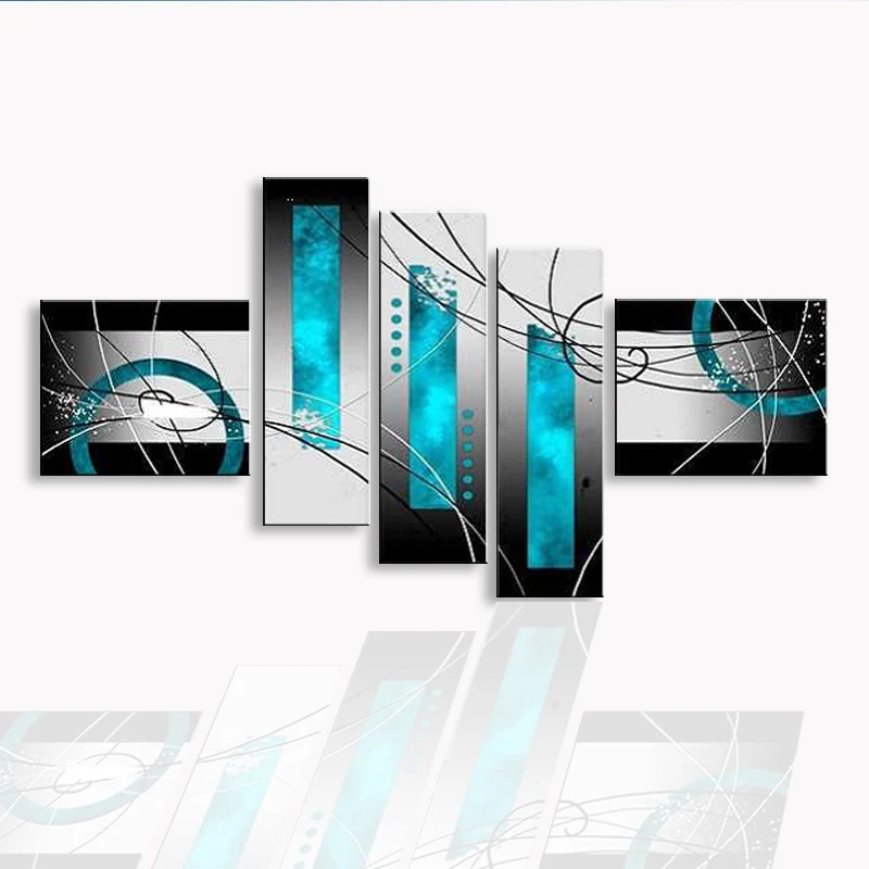 

oil painting modern oil painting wall decor on canvas abstract painting black white pop art cheap modern paintings XD5-120