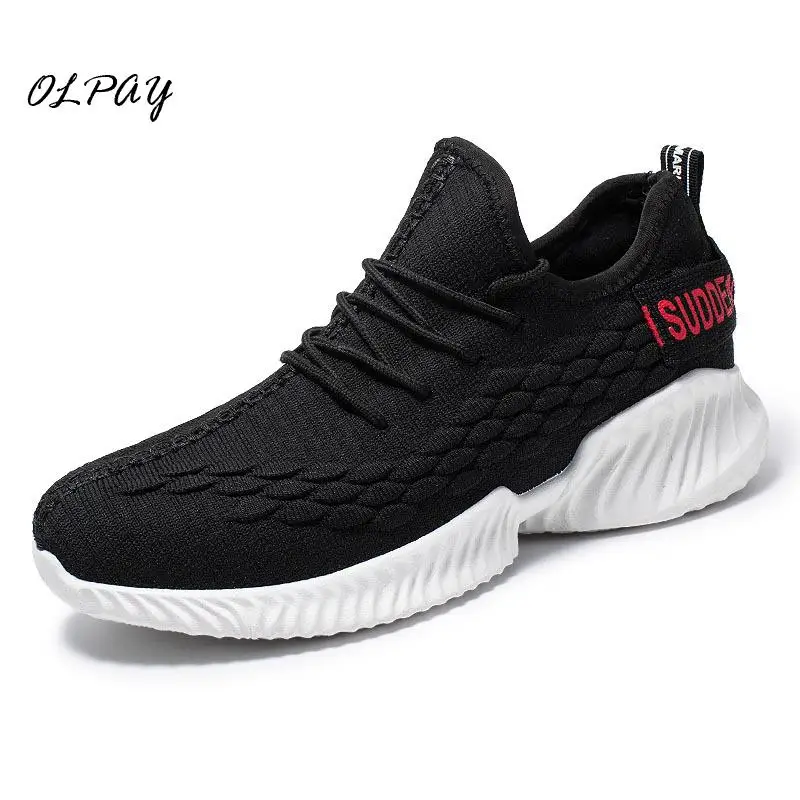 

2019 explosion spring men's shoes Korean fashion Wild tie Breathable mesh casual shoes With jeans Coconut shoes Shipping