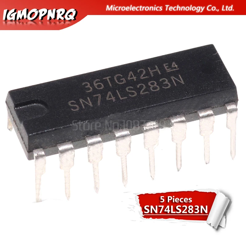 5 шт. HD74LS283P DIP 74LS283 DIP16 SN74LS283N DM74LS283N Новый и оригинальный IC | Электронные компоненты