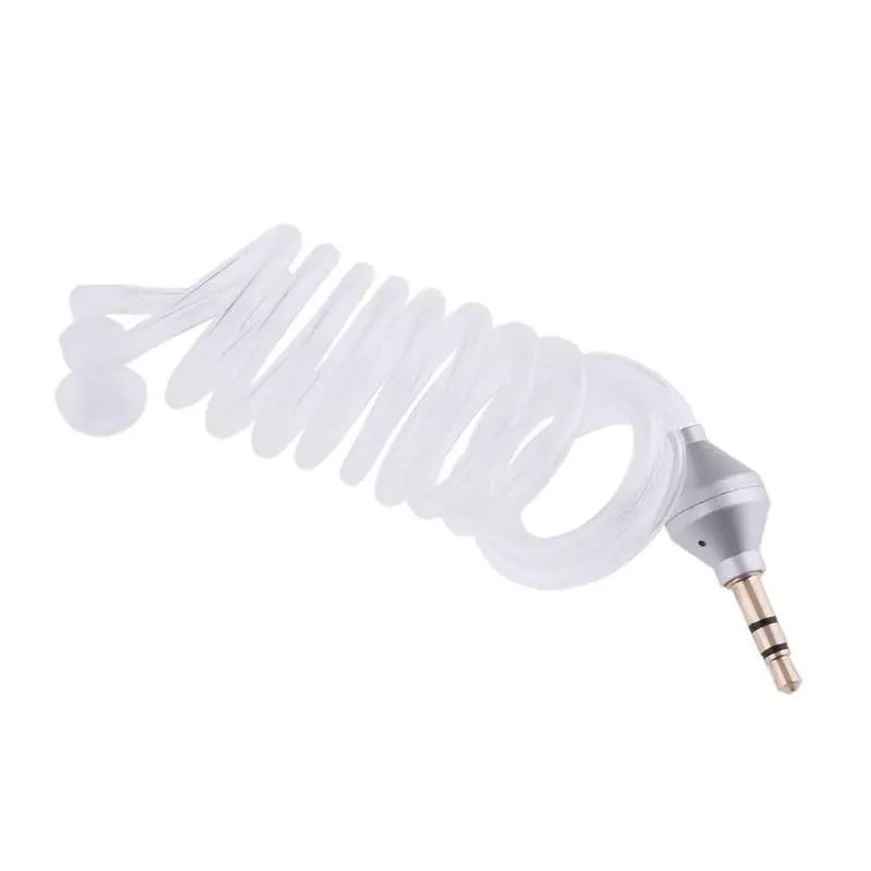 Anti-Radiation Headphones Air Tube Mono Stereo Headset Monaural 3.5mm Headphone Air Tube Anti-radiation Earphone Stereo