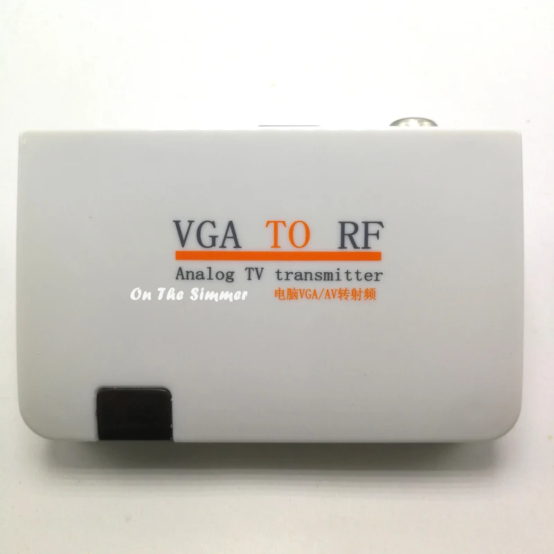 VGA к RF VGA RF конвертер компьютер к проводному интерфейсу VGA удлинитель сигнала компьютер к проводному