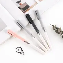 Новые 3 шт/много Корее Творческий Полный иглы ручка гелевая студент Канцелярия ручка 0,5 мм Школа Офис питания малыша рекламные подарок