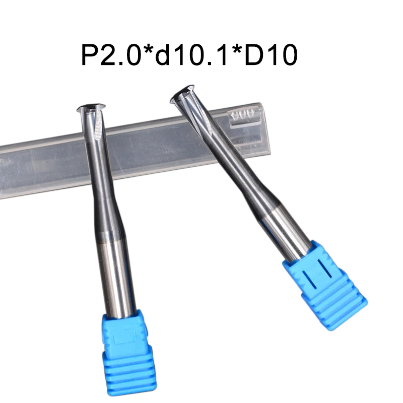 

1pc P2.0*d10.1*D10 carbide alloy Single tooth thread milling cutter cnc threading end mills cutting tool for metric ISO thread