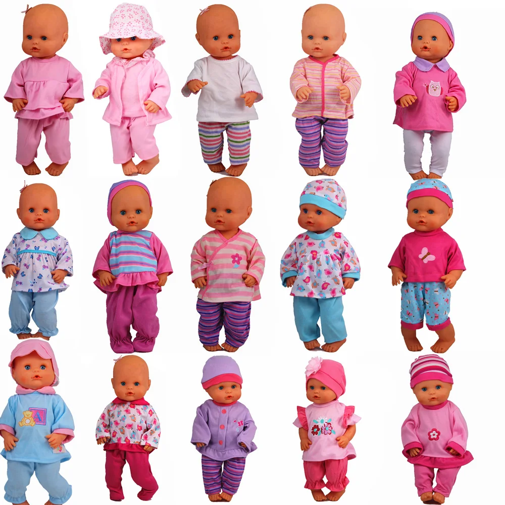 

13inch Doll Clothes 35CM Nenuco Ropa Accesorios Nenuco y su Hermanita 15 styles Home Clothing Sets Sleepwear Casual Clothes