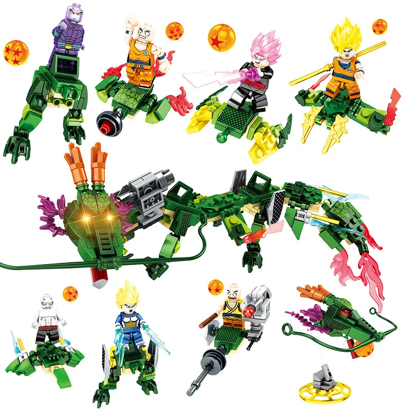 

Sembo Blocks 332 Pcs 8 in 1 Dragon Ball Figures Building Blocks Kids Bricks Kids Toy Compatie Legoings Gift Children Birthday