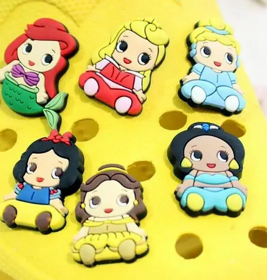 

Hot Sale 50 pcs Cartoon Mixed princess PVC Craft Accessories Decor, Embellishment DIY Making P-8