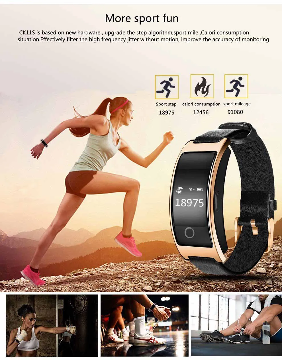 Waterproof Smart Wristband Blood Pressure Oxygen Pedometer Heart Rate Monitor Bracelet for Huawei Ascend P8 Lite / Mate S 9 8 7