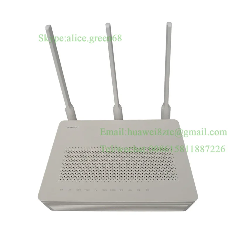 Hua wei 10GE HGU hn8145Q Стандартный роутер ONU с 4GE + двухдиапазонный WIFI 2 4 ГГц/5 ГГц 3 антенны |