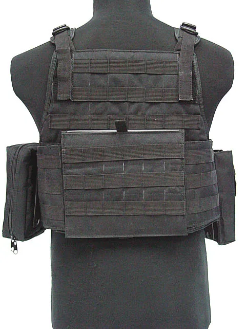 Тактический USMC MOD Molle штурмовая пластина Перевозчик боевой жилет Лесной Камуфляж