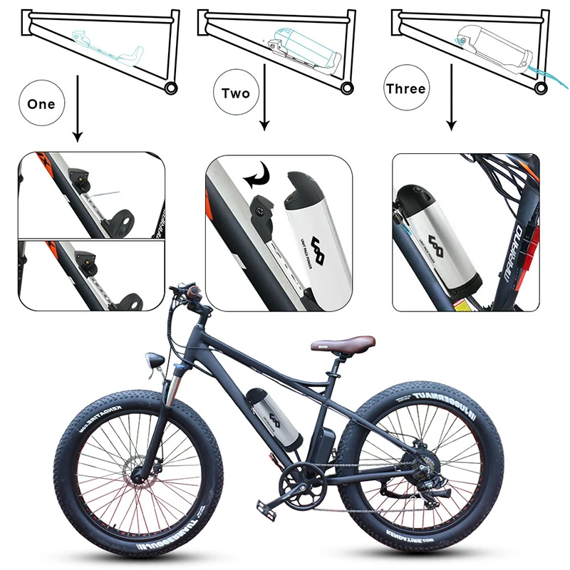 Clearance Shipping from USA 36V 10Ah Electric Bicycle Bottle Battery 36V 500W 350W 250W Kettle Battery Pack for 36V Bafang/8FUN BBS01 5
