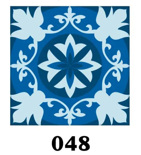 DP048 15 шт./компл. пол Плитки Диагональ стены Стикеры стол Шкаф Кухня украшения Искусство панно Ванная комната Стекло линия талии ПВХ обои - Цвет: DP048