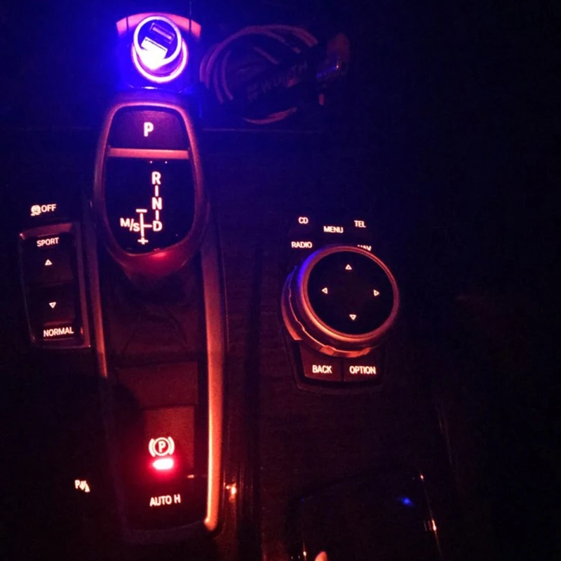 Aluminum Alloy 7/5 buttons Multimedia Cover Automobiles Interior Control Button Switch For BMW X1 X3 X5 X6 F30 E90 E92 F10 F18
