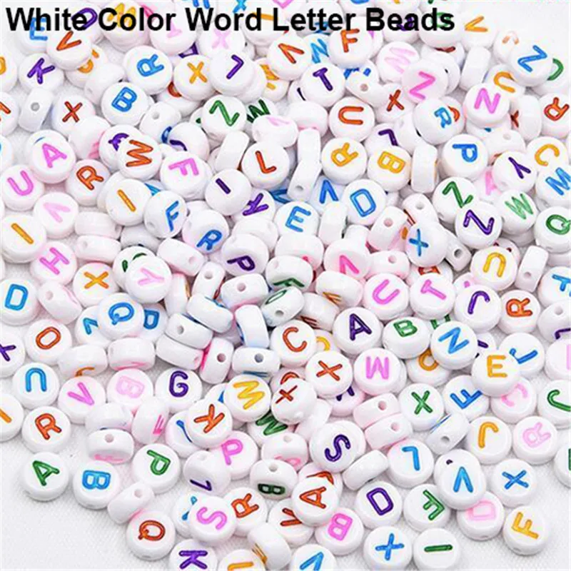 100 Pcs Spacer Acrylic Beads Cube Alphabet Letter Bracelet DIY Jewelry Making 100 Pcs Spacer Acrylic Beads Cube Alphabet Letter Bracelet DIY Jewelry Making