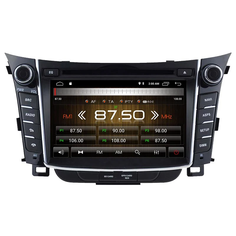 Clearance Android 8.1 Car dvd player for Hyundai I30 Elantra GT 2012 2013 2014 2015 2016 Car Radio gps navigation stereo multimedia 2G RAM 1