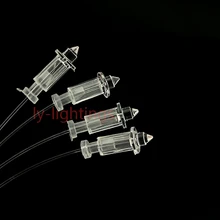 Для оптического волокна света Конец волокна чашки пластиковые шлемы фитинги 150 шт. щества 0.5 мм-3 мм установки