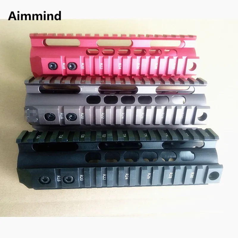 Охотничьи аксессуары 7 ''ствольная накладка Пикатинни рельс тактическая Гарда рельс системы AR-15 M16 M4 Handguard с стальная муфта ствола