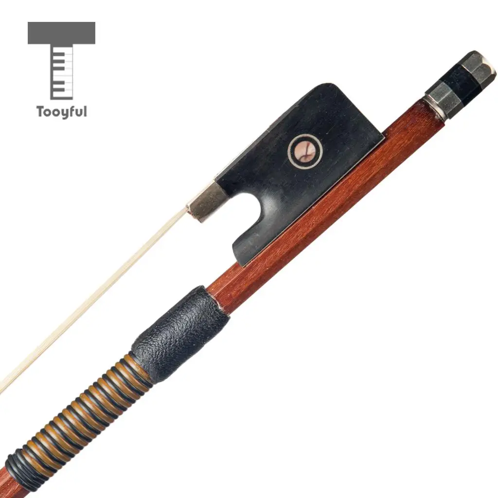 Viola Bow Brazilwood Stick Natural Horse Hair String Ebony Frog Good Sound