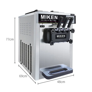 

22L/H table top ice cream maker/soft ice cream machine/ full stainless steel ice cream maker