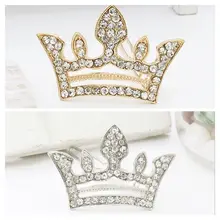 Дизайн заколка для волос шпилька Блестящий Кристалл Стразы заколка для волос в форме короны заколка шпилька аксессуары для волос для женщин девушек