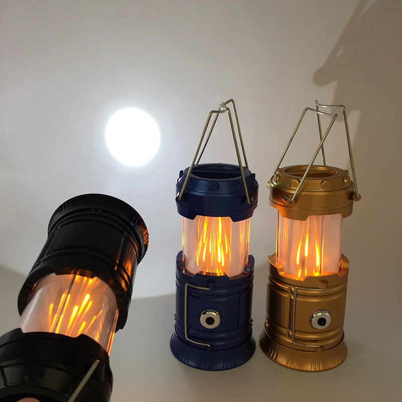 Портативный светодио дный Фонари Отдых на природе света 2 цвета ультра яркий руки лампа аварийной ситуации открытый светильник для палатки