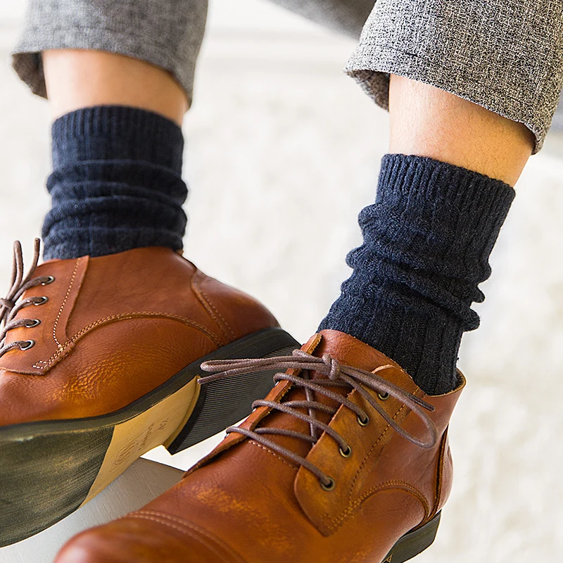 

Men winter winter wool socks tide men's tube socks winter warm thickened long