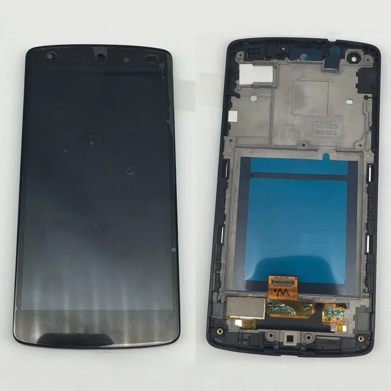 Original for LG Google Nexus 5 D820 D821 Lcd Display Screen Frame Touch Digitizer Glass Assembly