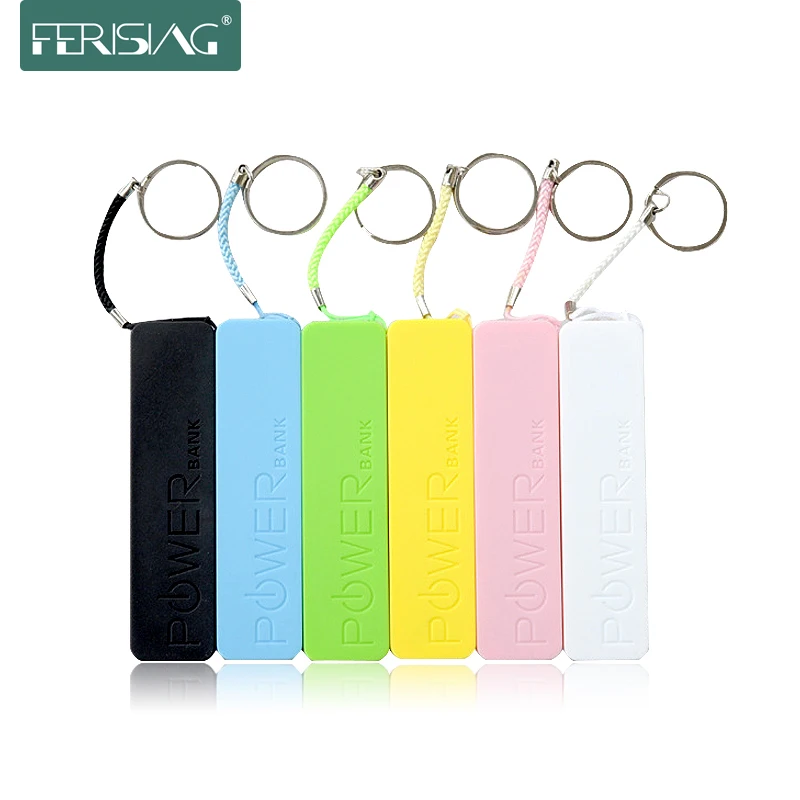 Ferising Mini Backup Power bank 2600mAh Portable External Battery Pack For iPhone 5 6 ios For Xiaomi/Lenovo Android Smartphone