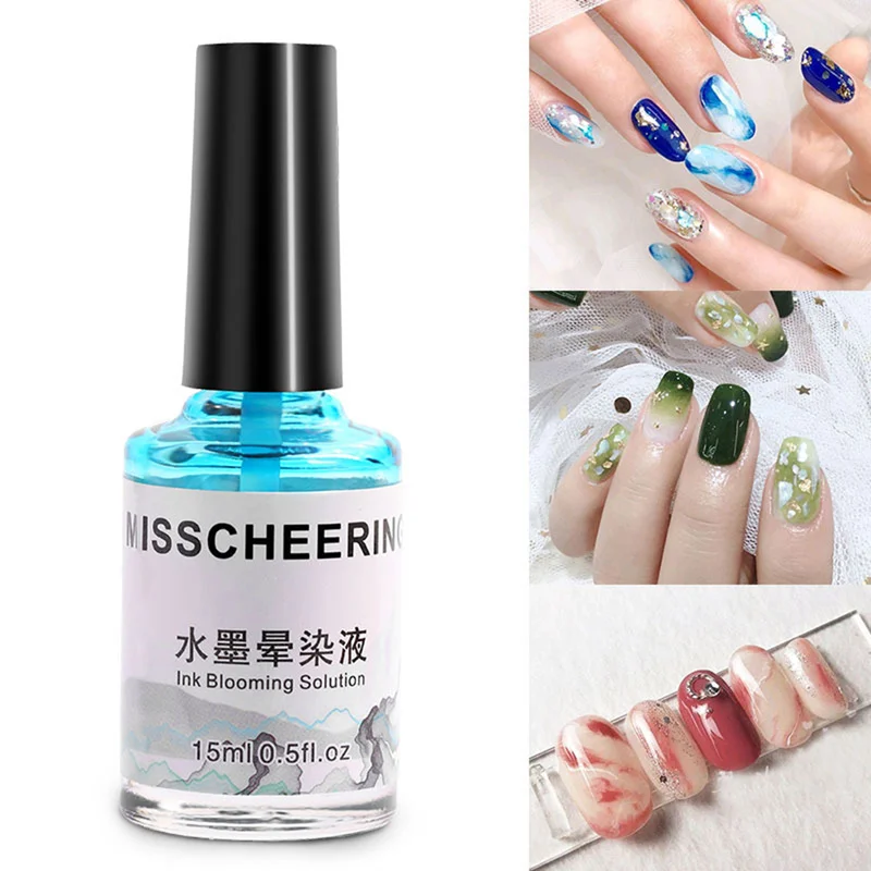 

1 PC Marble Pattern Hot and New Product Watercolor Ink High Quality Water Paints Liquid Gradient Nail Art Gel Nail Polish TSLM1