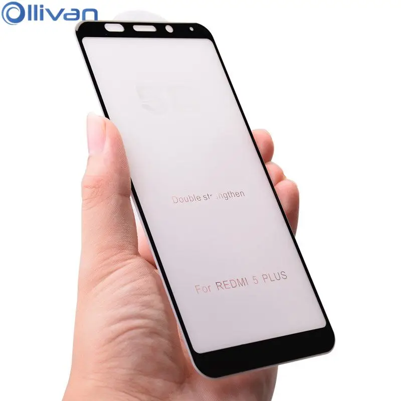 5D полное покрытие Экран Защитная крышка для Xiaomi Redmi Note 5 закаленное Стекло пленка