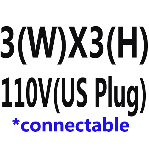 3M x 3M 110V US 2x2/3x1/3x2/3X3 м, Рождественская гирлянда, светодиодный, Рождественская, сетчатая гирлянда, сказочные, рождественские, вечерние, для сада, свадебные украшения, занавески - Испускаемый цвет: 3M x 3M 110V US
