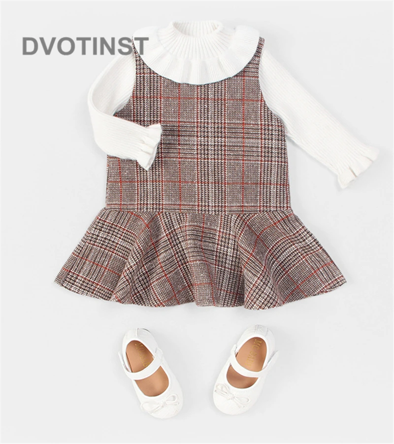 

Dvotinst Newborn Baby Girls Clothes Bodysuits Dresses Lattice Dress Western Style Cute Outfits Infant Toddler Jumpsuit Costume