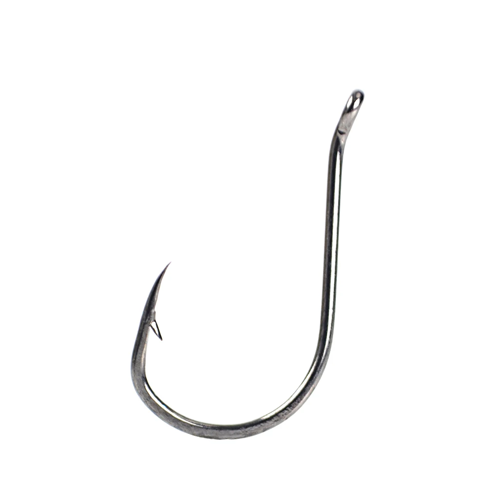 Fishing hooks Circle Carp Eyed Size 2/0#-1/0# 8pcs 1#-8# 10pcs Ring eye Japan Fishhook hooks Fishhook Single Jig Hook Pech