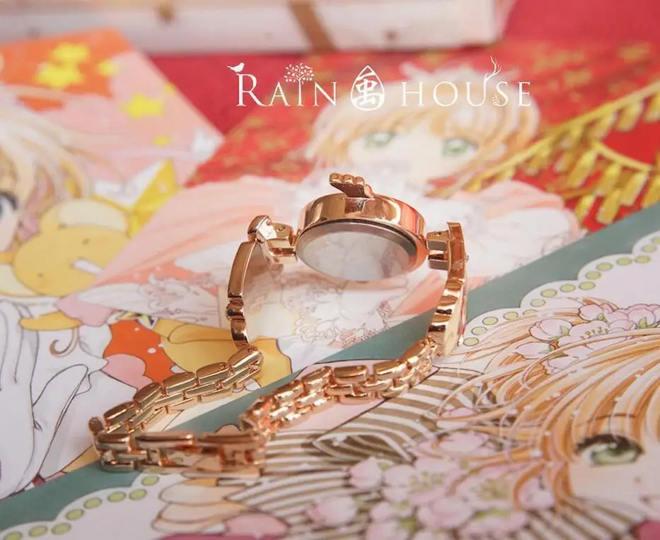 Карта Captor Cardcaptor Sakura Kinomoto крыло со звездой трость прозрачная карта наручные часы